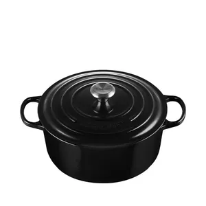 Panela Redonda Signature Le Creuset Black Onyx 28 CM-UN