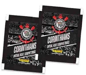 Corinthians 115 Anos - Envelopes 5 Cromos - Panini Colecionável