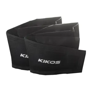 Caneleira Tornozeleira 4kg para Fortalecimento Muscular Par com 4kg Cada Preto Kikos Caneleira Tornozeleira 4kg para Exercícios de Membros Inferiores Preto Kikos