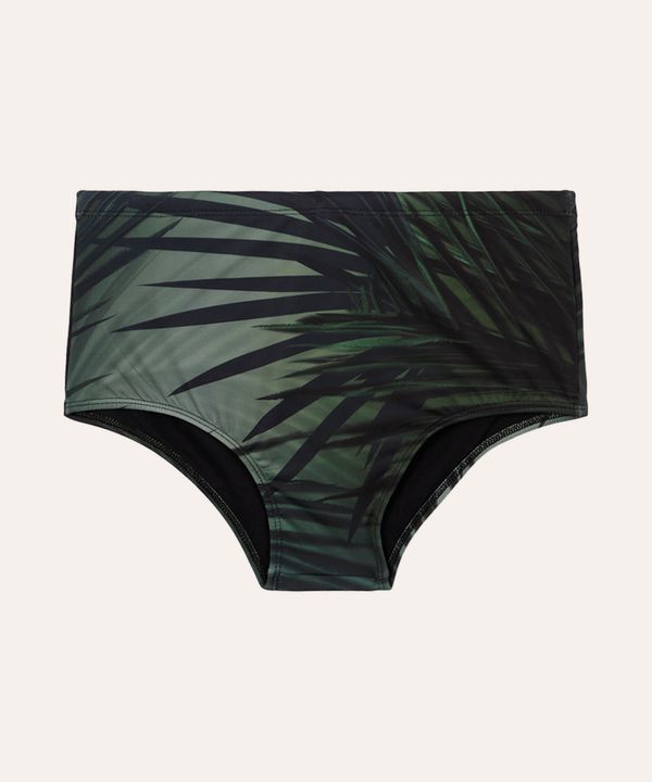 sunga boxer folhagem proteção uv verde G