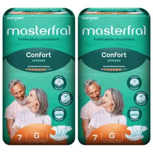Kit 2 Fraldas Masterfral Confort G c/7 Unidades cada