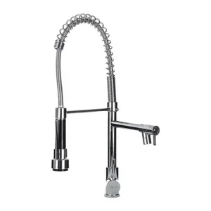 Torneira Gourmet Monocomando Crome Classic TOR-001 de Mesa Aço Inoxidável Acetinado Preto e Rosê Gold Torneira Gourmet Monocomando TOR-001 de Mesa Inox Acetinado Preto e Rosê Gold