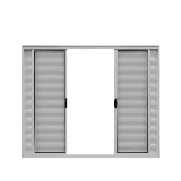 Veneziana 6 Folhas De Correr S/grade 1.00 X 1.20 Alumínio Branco Linha Modular - Hale