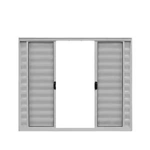 Veneziana 6 Folhas De Correr S/grade 1.00 X 1.50 Alumínio Branco Linha Modular - Hale