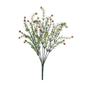 Buquê Mini Flores Grillo X5 Laranja 35x12cm