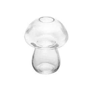 Vaso Vidro Cogumelo 14cm 222153 - Lyor