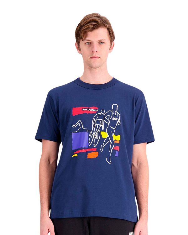 Camiseta New Balance Athletics Print Masculina - G