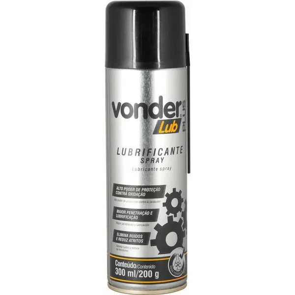 Lubrificante em Spray VONDERLub Plus - 300 ml/200 g - VONDER PLUS