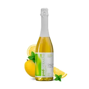 Frisante de Kombucha Limão Siciliano e Hortelã Pod 750ml