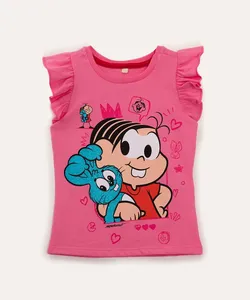 blusa de algodão turma da mônica pink 3