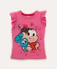 blusa de algodão turma da mônica pink 4