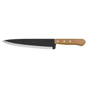 Kit 10 Facas Peixeira/Cozinha 9" Lâmina Escura - Tramontina
