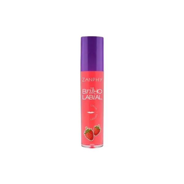 Brilho Labial Zanphy Roll On Morango 001 6ml