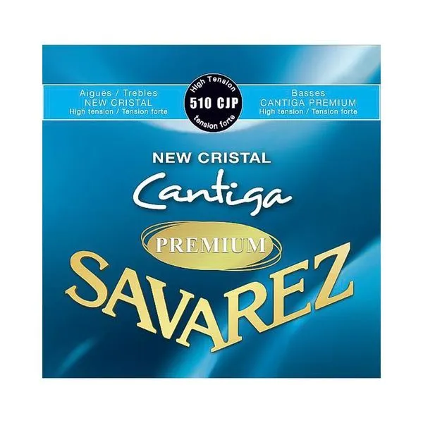 Encordoamento Violão Nylon 510CJP New Cristal Cantiga Premium Tensão Alta Savarez Encordoamento Violão Nylon 510CJP Cantiga Premium Savarez