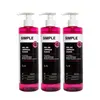 Kit Simple Organic Gel De Limpeza Facial Suave 350g 3 Unidades