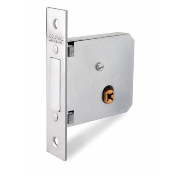 Super Trava 40mm Inox Quadrada - 9141 - Lockwell