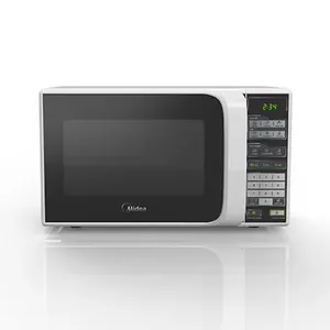 Micro-ondas 20L Branco Porta Preta Limpa Fácil Midea Outlet MTRS22_OUT - 220v