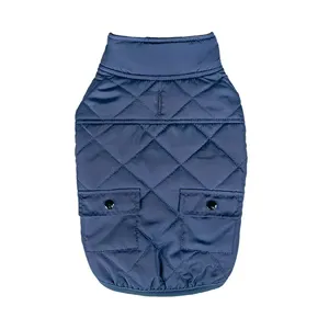 Casaco Quilting para Cães Flicks Azul G