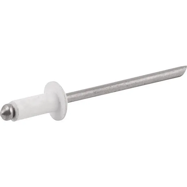Rebite Alumínio Branco 3,2x12mm 312 Com 1000 Peças Vonder