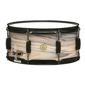 Caixa para Bateria Tama Woodworks WP1465BK-NZW Natural Zebrawood Wrap 14x6.5 Tama Drums Caixa para Bateria Woodworks WP1465BK-NZW Natural Zebrawood Wrap Tama Drums