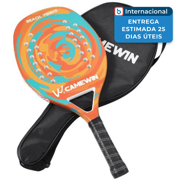 Raquete Beach Tennis Camewin Laranja J-MBI