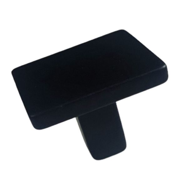 Puxador Botão Quadrado 19mm Zamac Escovado Ago Inox Puxador Botão Quadrado 19mm Zamac Preto