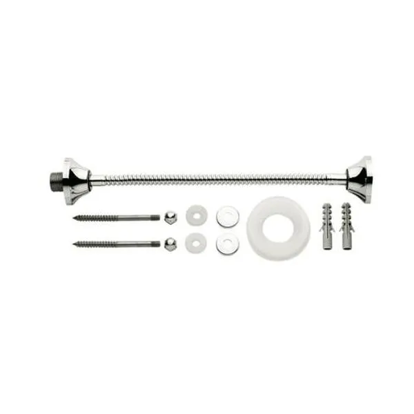 Kit de Fixação para Mictório FM713 Metal Cromado com Engate Flexível e Acessórios Deca Kit de Fixação para Mictório FM713 Metal Cromado com Acessórios para Instalação Deca