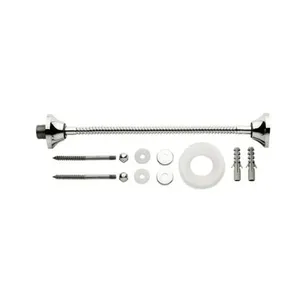 Kit de Fixação para Mictório FM713 Metal Cromado com Engate Flexível e Acessórios Deca Kit de Fixação para Mictório FM713 Metal Cromado com Acessórios para Instalação Deca