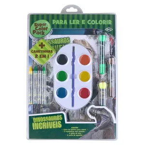 Livro Super Color Pack Dinossauros Dcl