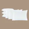 Kit 6 Travesseiros 50X70Cm Antialérgico Lavável Fibra Siliconada Macio Confort - Branco