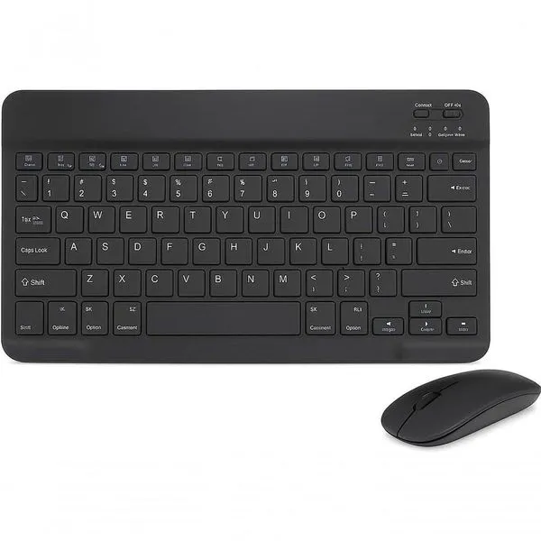 Combo Teclado e Mouse Bluetooth Galaxy Tab A11 Plus A9 Plus Ultrafino Grafite Samsung Combo Teclado e Mouse Bluetooth Galaxy Tab A11 Plus Ultrafino Grafite Samsung