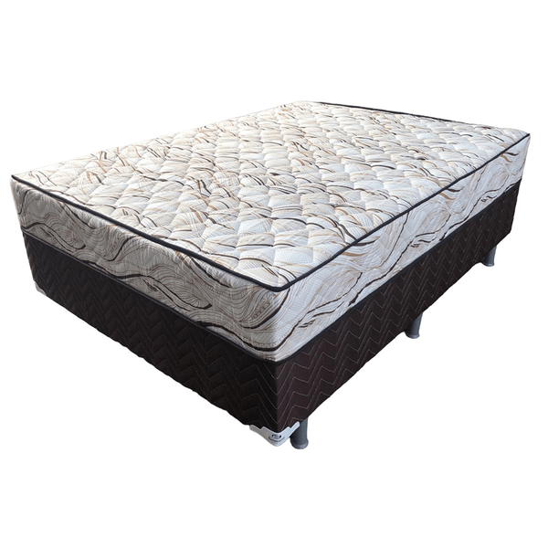 Conjunto Unibox Casal Atenas Pés em PVC Rígido 138x188