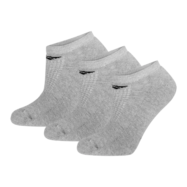 Kit 3 Pares Meia Esportiva Penalty Cano Invisível X T 39-44 - Cinza Único
