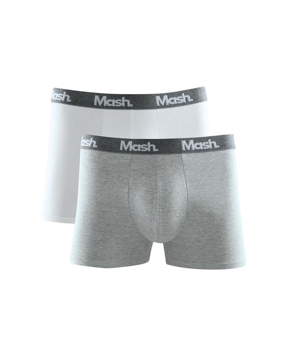 Kit 2 Cuecas Boxer Cotton Branco P