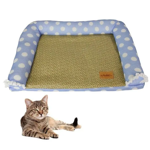 Cama Arranhador Gato Pet Felino Almofada Esteira Macio Aconchegante Confortavel Resistente Lavavel Animal De Estimaçao