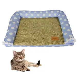 Cama Arranhador Gato Pet Felino Almofada Esteira Macio Aconchegante Confortavel Resistente Lavavel Animal De Estimaçao