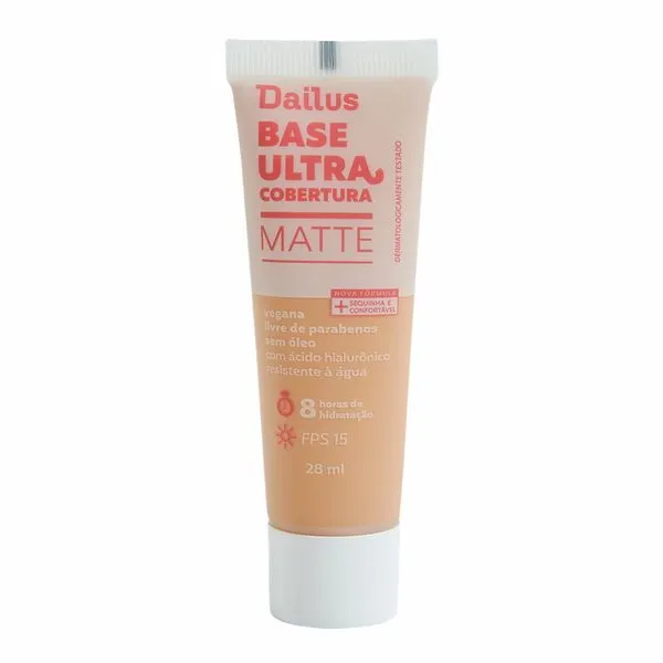 Base Líquida Dailus Ultra Cobertura D5 Médio 28ml