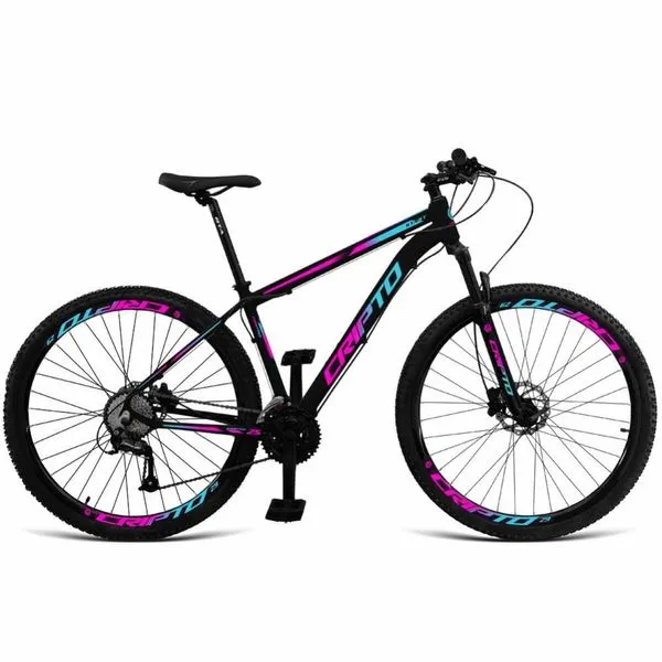 Bicicleta Aro 29 24v Acera Freio Hidraulico Trava K7 Mountain Bike Quadro Alumínio 24 Marchas Cripto Bikes Bicicleta Aro 29 24v Acera Freio Hidraulico Trava K7 Quadro Alumínio 24 Marchas Cripto Bikes