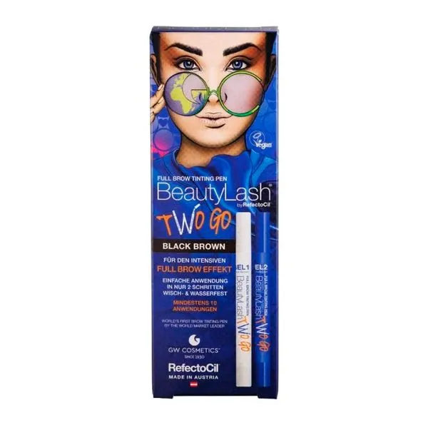 Caneta Para Sobrancelha Refectocil Beauty Lash Black Brow