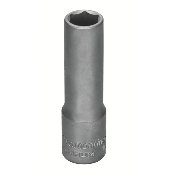 Soquete Sextavado Longo Em Aço Cromo Vanádio 12 Mm - Encaixe 1/2" Tramontina