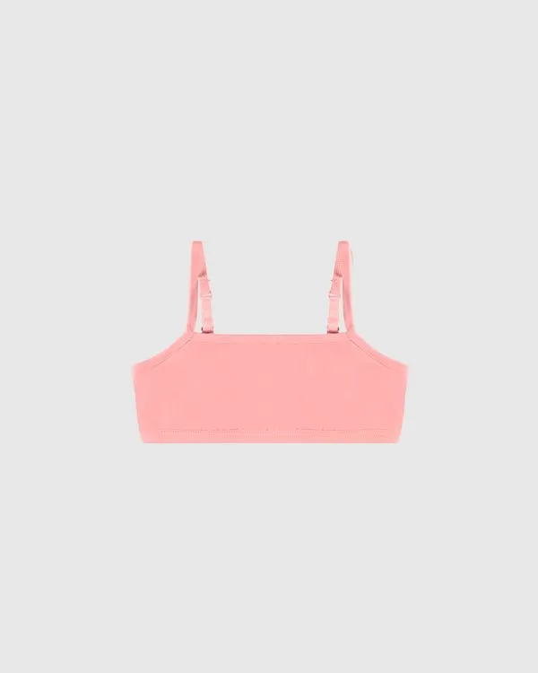 Top Infantil Feminino com Bojo Removível em Algodão Malwee Kids Rosa - P