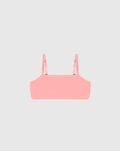Top Infantil Feminino com Bojo Removível em Algodão Malwee Kids Rosa - P