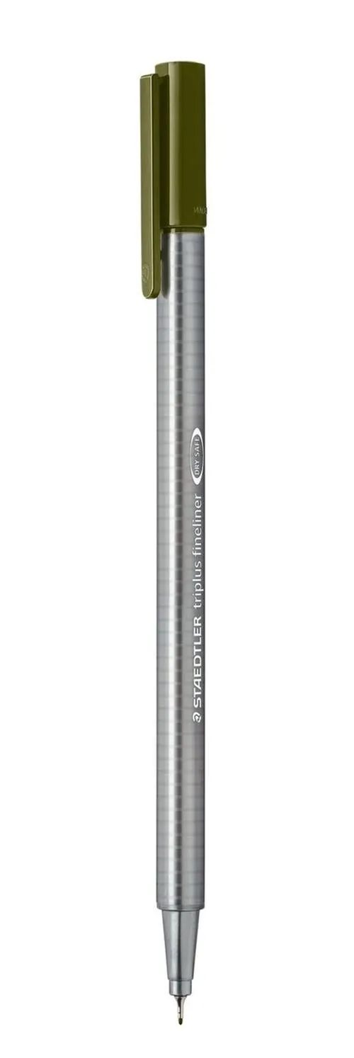 Caneta Fineliner Verde Oliva