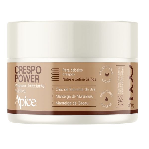 Máscara Umectante Nutritiva Crespo Power Apice 300g
