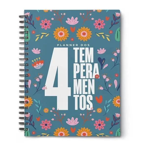 Planner Devocional Temperamentos - Flores