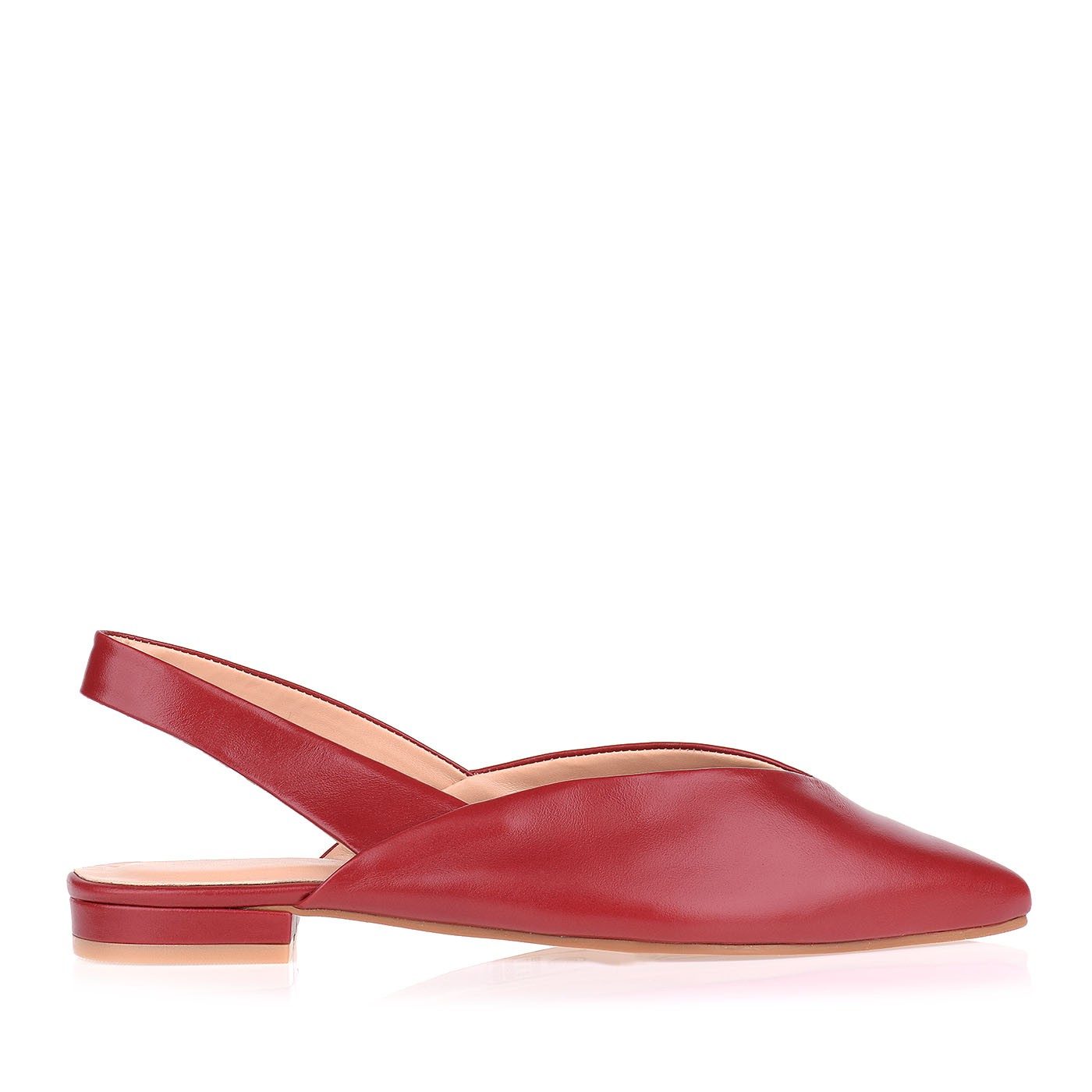 Flat New Couro Scarlet