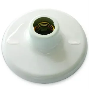 Plafon Plástico Branco Com Borne - 8011 - Germer Plafon Plastico Branco C-borne Germer 8011.