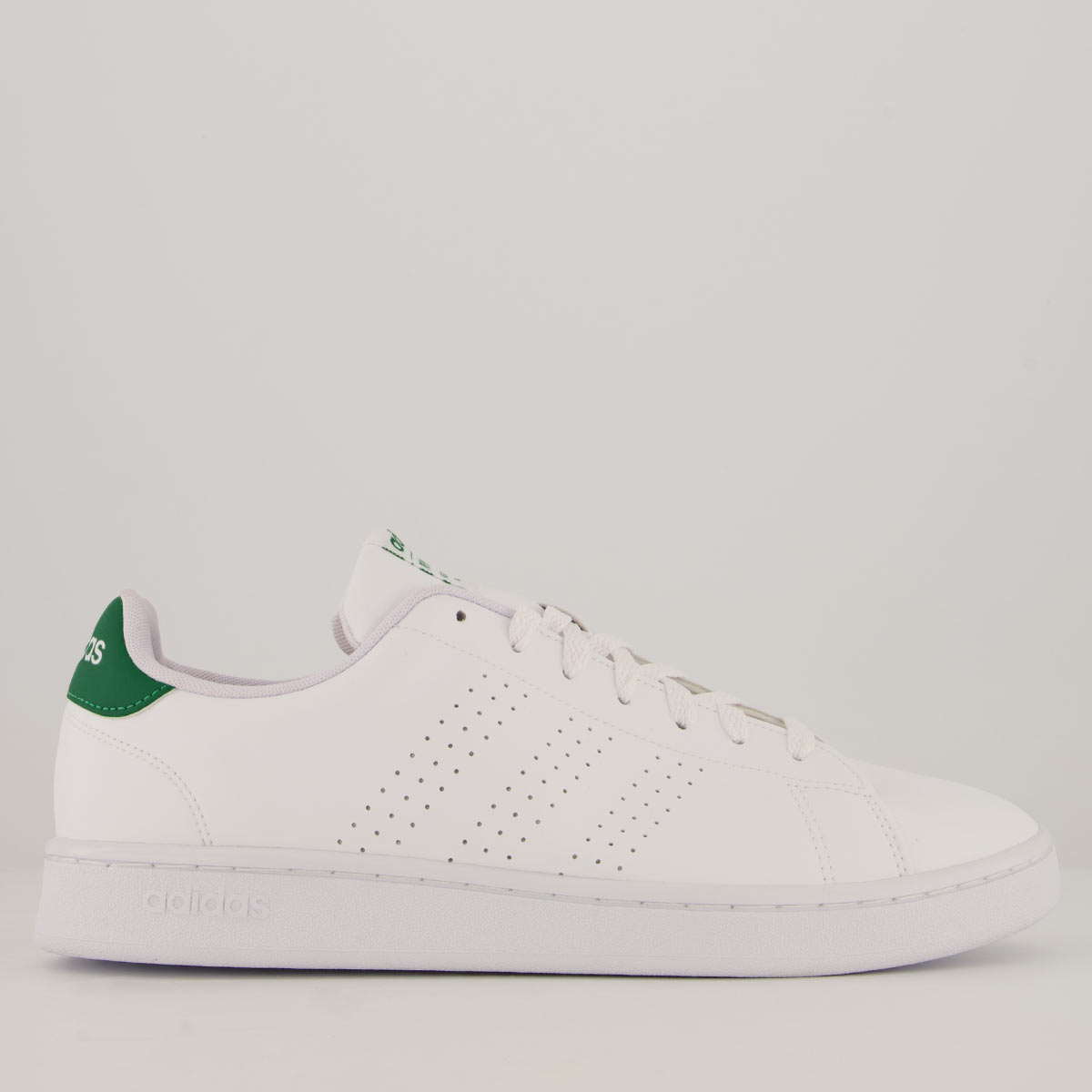 Tênis Adidas Advantage Branco e Verde