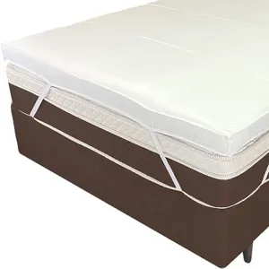 Pillow Top Solteiro 200 Fios Premium 10cm 1200g-m² 88x188cm Branco