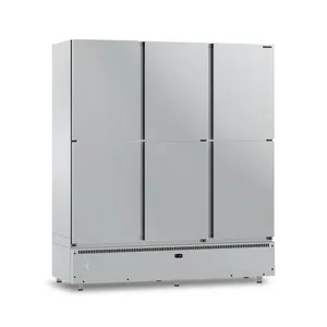Mini Câmara para Resfriados MCR6P 6 Portas 1152L Inox 0 a 7ºC Ar Forçado Motor Inferior 220V Refrimate Mini Câmara para Resfriados MCR6P 6 Portas 1152L Inox 0 a 7ºC Ar Forçado 220V Refrimate